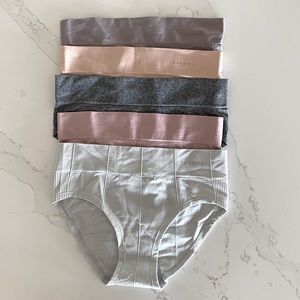 NEW 5 Pair Danskin Intimates Seamless Bikini Underwear S